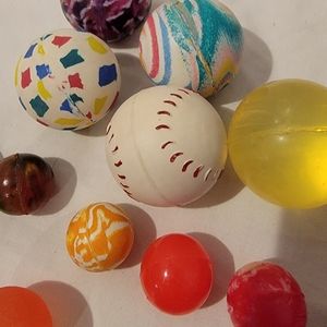 Lot of Rubber "Super" Bouncy Balls
